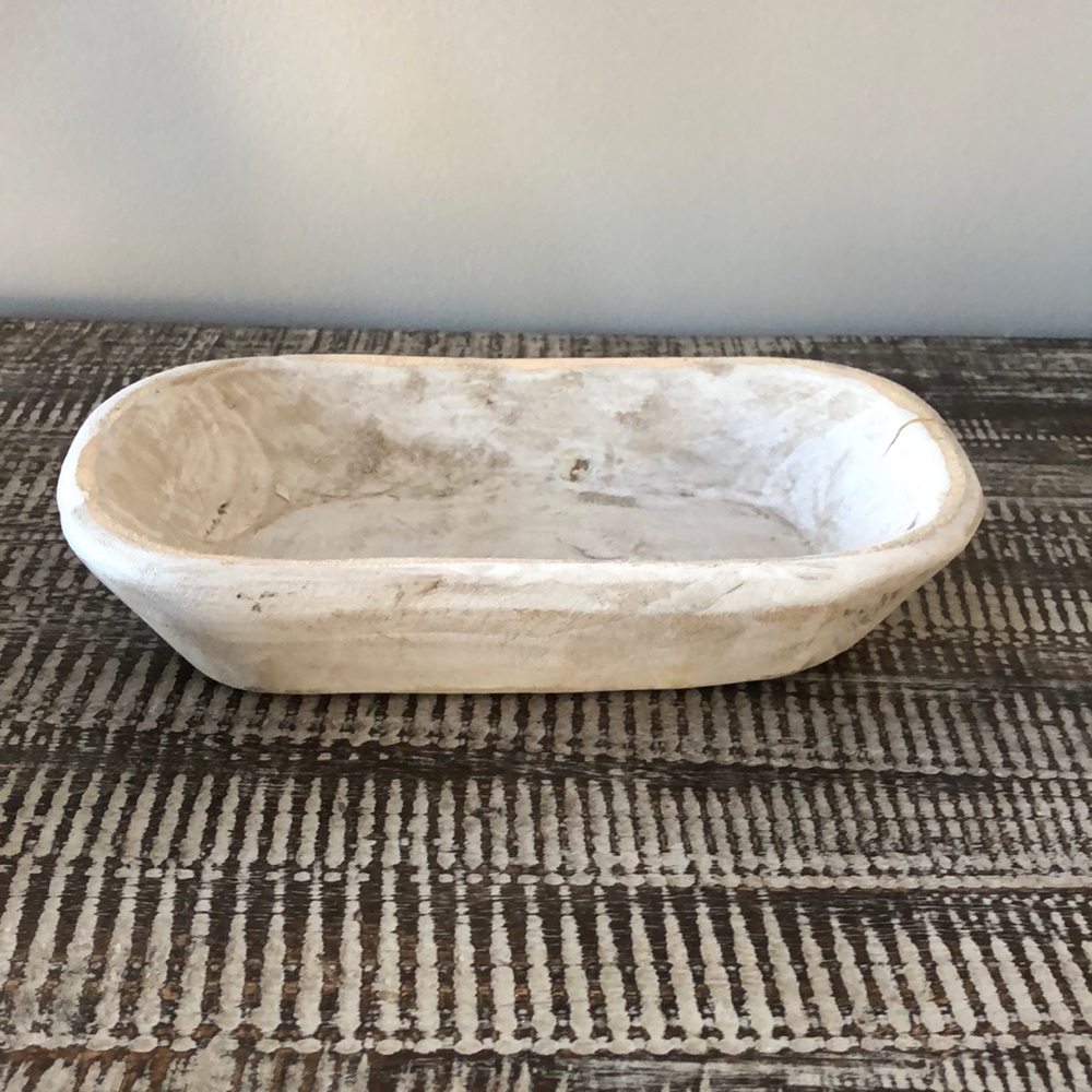 White Mini Dough Bowl